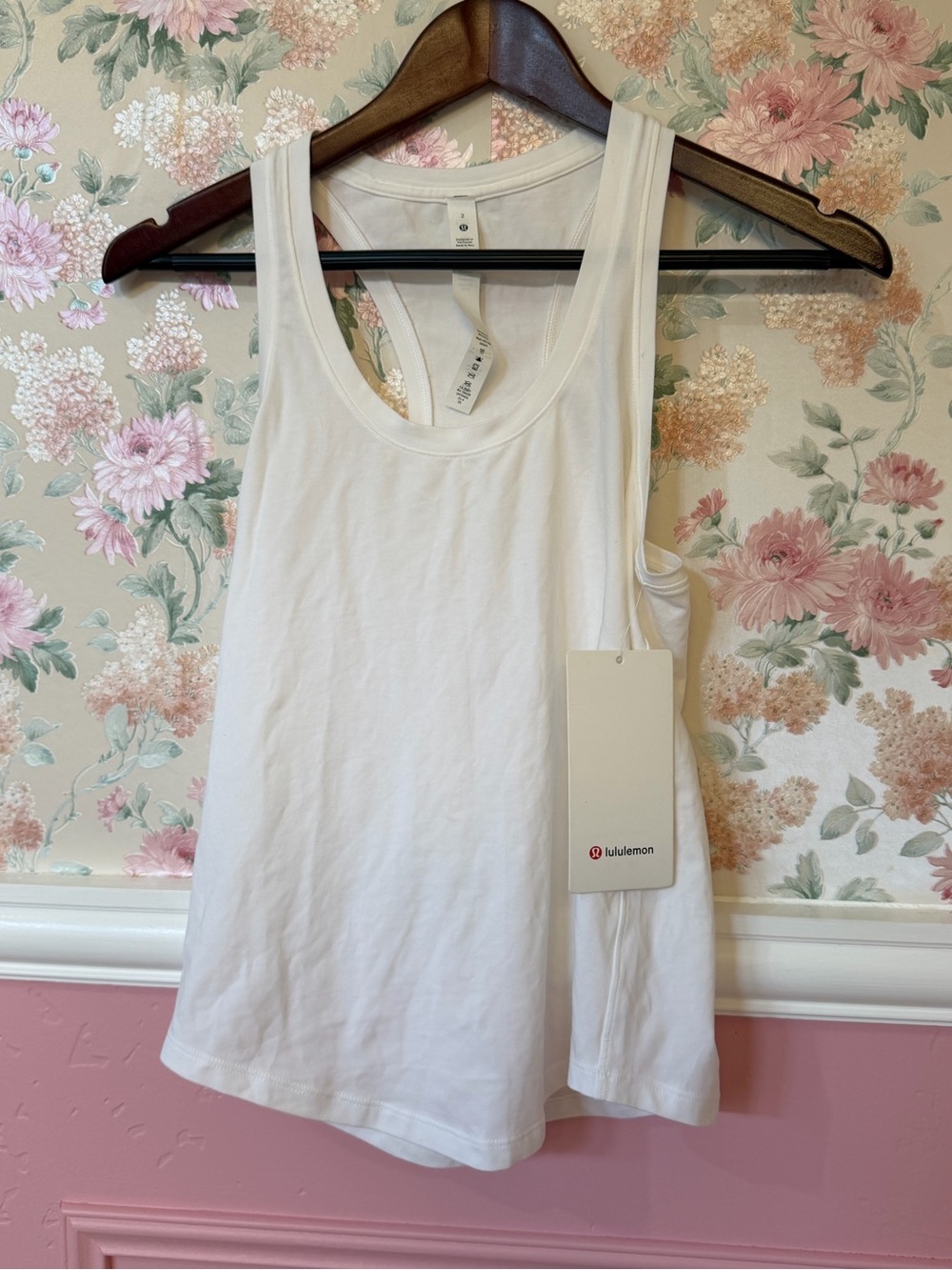 lululemon athletica White Racerback Tank Top